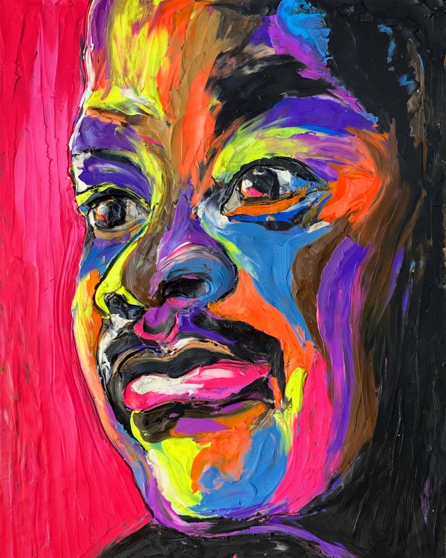 Digital analysis of human emotions by artist Anastasia Shimanskaya